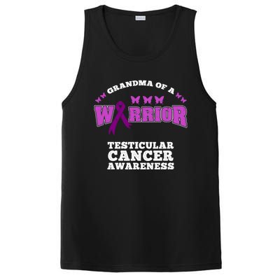 Grandma Of A Warrior Testicular Cancer Awareness Gift PosiCharge Competitor Tank