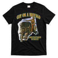 Guy On A Buffalo Punch That Cougar In The Face T-Shirt
