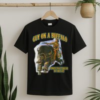 Guy On A Buffalo Punch That Cougar In The Face T-Shirt