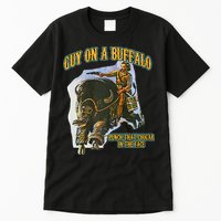 Guy On A Buffalo Punch That Cougar In The Face Tall T-Shirt