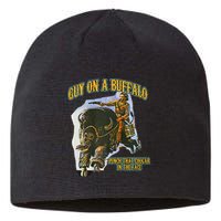 Guy On A Buffalo Punch That Cougar In The Face Sustainable Beanie