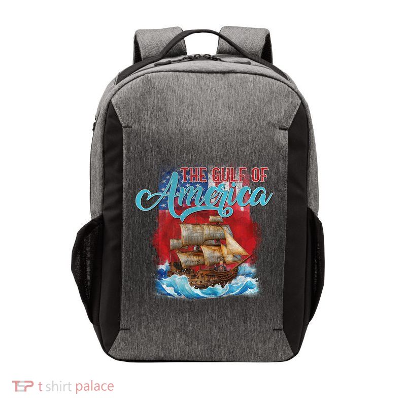 Gulf Of America Vintage Pirate American Trump Flag Vector Backpack