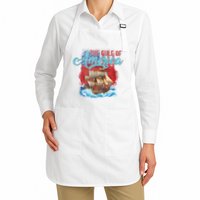 Gulf Of America Vintage Pirate American Trump Flag Apron