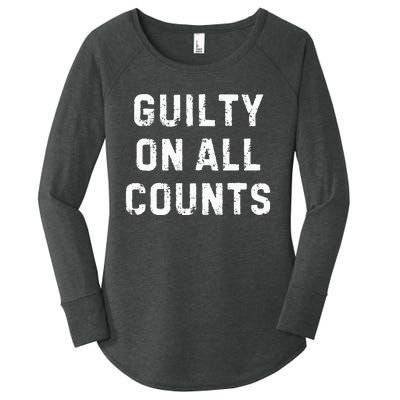 Guilty On All Counts Women's Perfect Tri Tunic Long Sleeve Shirt