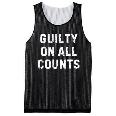 Guilty On All Counts Mesh Reversible Basketball Jersey Tank