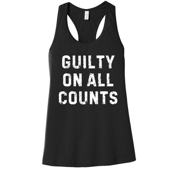 Guilty On All Counts Women's Racerback Tank