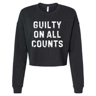 Guilty On All Counts Cropped Pullover Crew