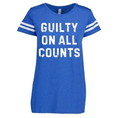 Guilty On All Counts Enza Ladies Jersey Football T-Shirt