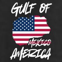Gulf Of America Not Mexico 7 Panel Mesh Trucker Snapback Hat
