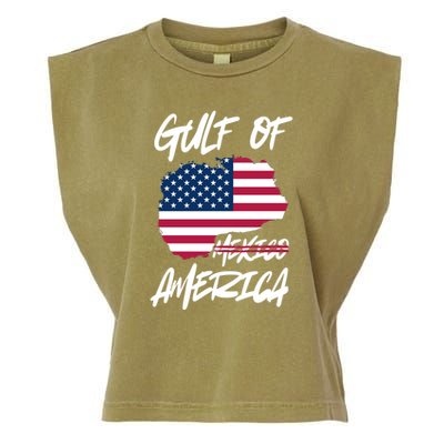 Gulf Of America Not Mexico Garment-Dyed Women's Muscle Tee