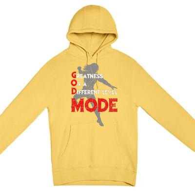 Greatness On A Different Level Mode Premium Pullover Hoodie