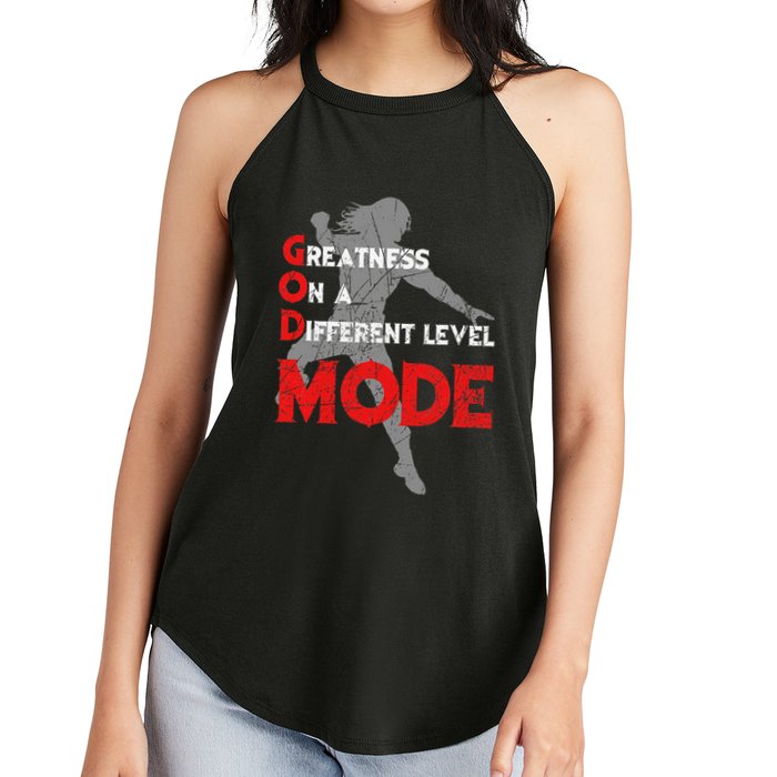 Greatness On A Different Level Mode Women's Perfect Tri Rocker Tank