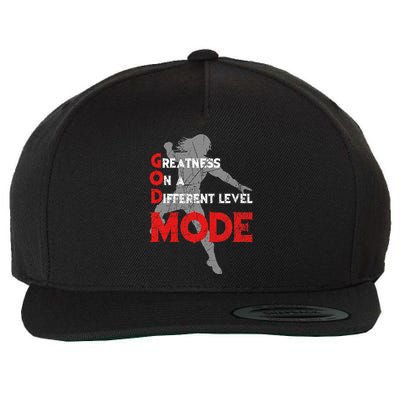Greatness On A Different Level Mode Wool Snapback Cap