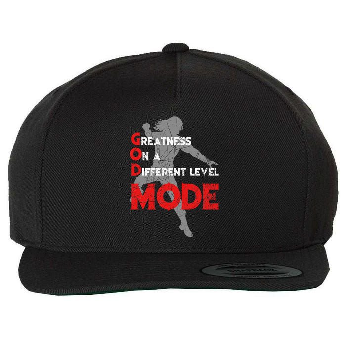 Greatness On A Different Level Mode Wool Snapback Cap