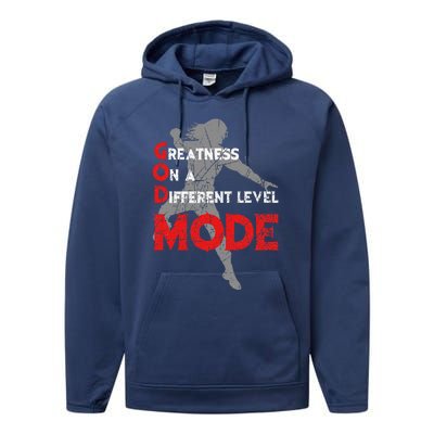 Greatness On A Different Level Mode Performance Fleece Hoodie