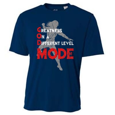 Greatness On A Different Level Mode Cooling Performance Crew T-Shirt