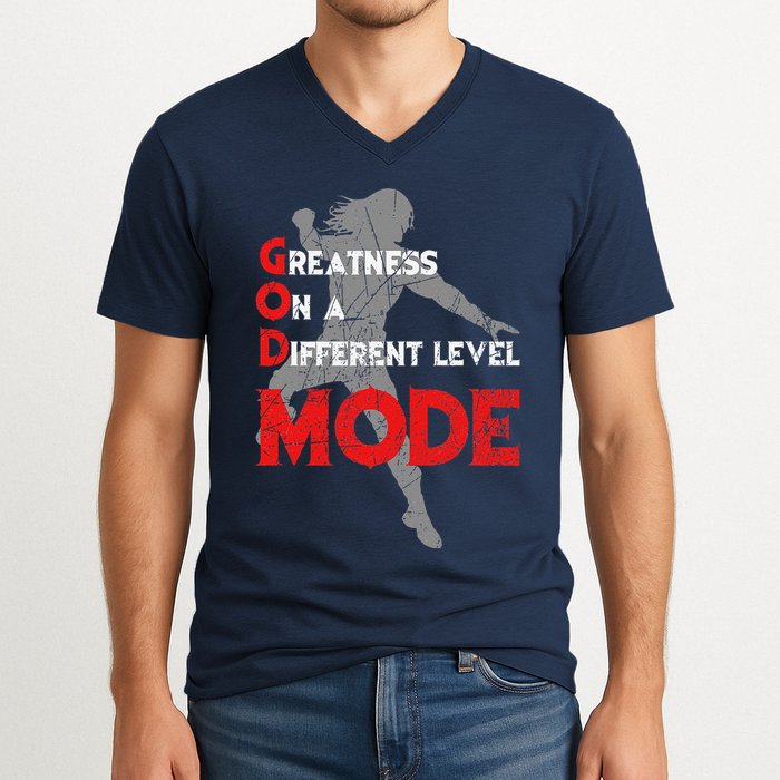Greatness On A Different Level Mode V-Neck T-Shirt