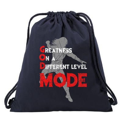Greatness On A Different Level Mode Drawstring Bag