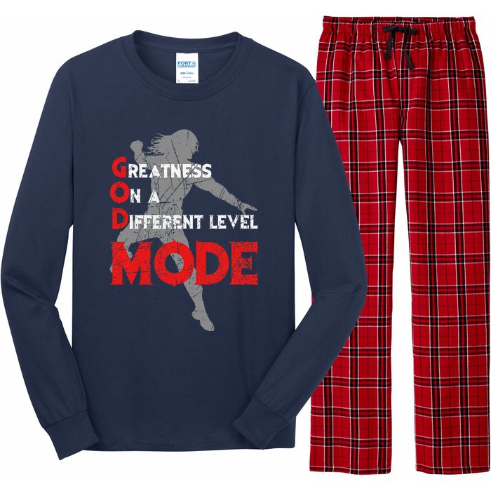 Greatness On A Different Level Mode Long Sleeve Pajama Set