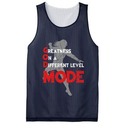 Greatness On A Different Level Mode Mesh Reversible Basketball Jersey Tank