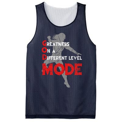 Greatness On A Different Level Mode Mesh Reversible Basketball Jersey Tank