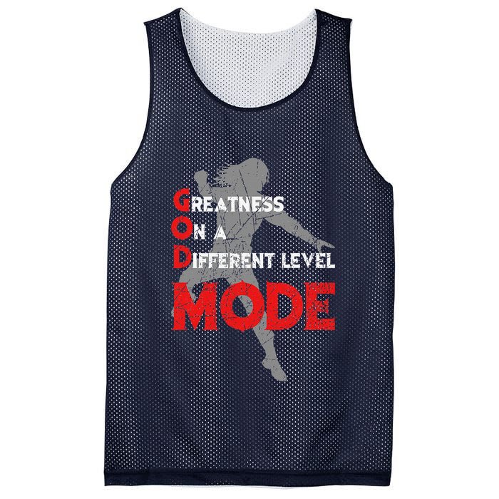 Greatness On A Different Level Mode Mesh Reversible Basketball Jersey Tank