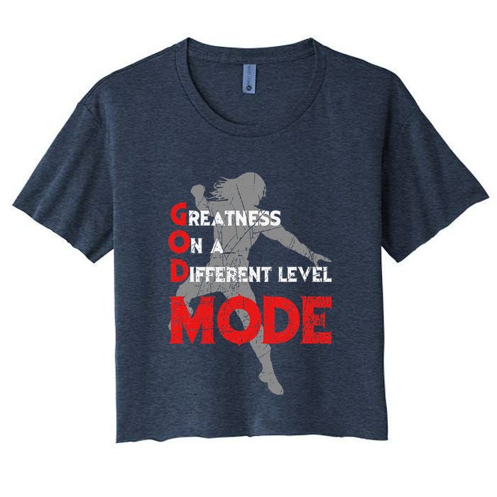 Greatness On A Different Level Mode Crop Top