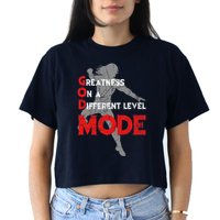 Greatness On A Different Level Mode Crop Top