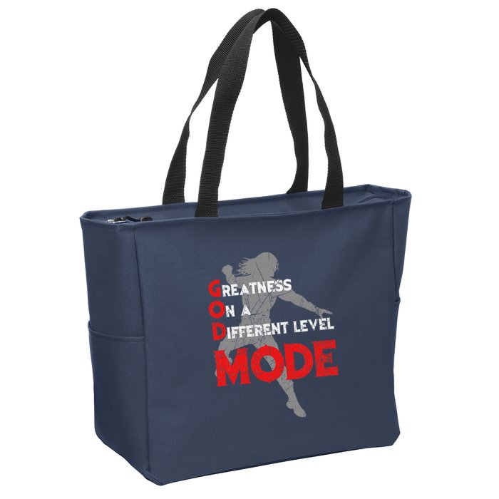 Greatness On A Different Level Mode Zip Tote Bag