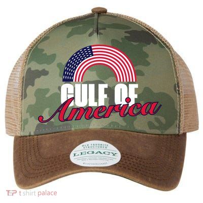 Gulf Of America Funny Gulf Legacy Tie Dye Trucker Hat
