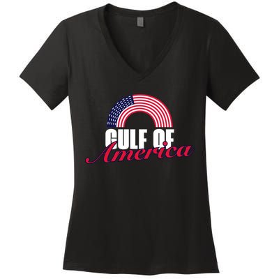 Gulf Of America Funny Gulf Women's V-Neck T-Shirt
