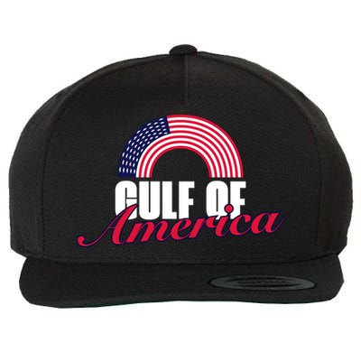 Gulf Of America Funny Gulf Wool Snapback Cap