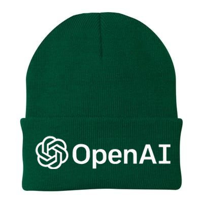 Geeky Openai Artificial Intelligence Computer Programmer Knit Cap Winter Beanie