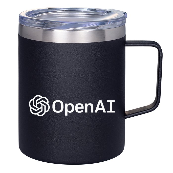 Geeky Openai Artificial Intelligence Computer Programmer 12oz Stainless Steel Coffee Mug