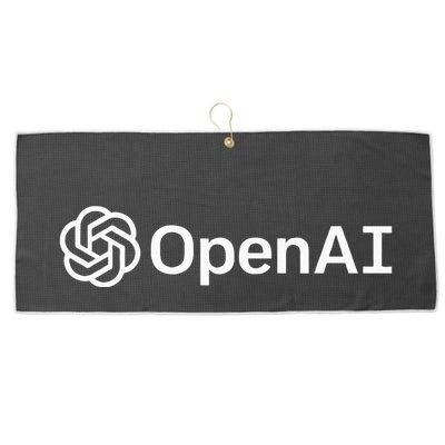 Geeky Openai Artificial Intelligence Computer Programmer Large Microfiber Waffle Golf Towel