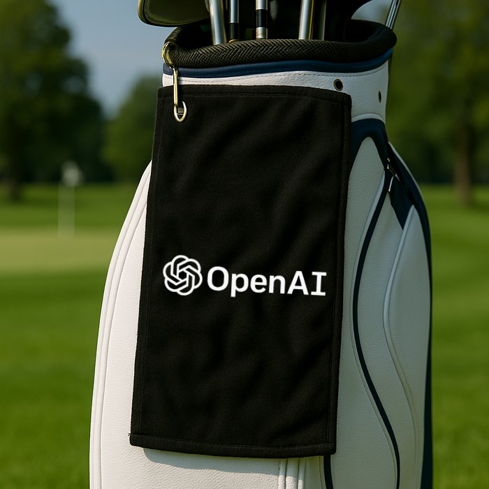 Geeky Openai Artificial Intelligence Computer Programmer Golf Towel