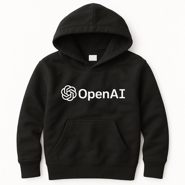 Geeky Openai Artificial Intelligence Computer Programmer Kids Hoodie