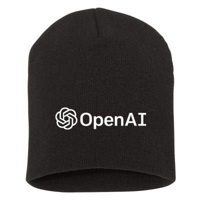 Geeky Openai Artificial Intelligence Computer Programmer Short Acrylic Beanie