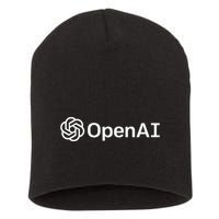 Geeky Openai Artificial Intelligence Computer Programmer Short Acrylic Beanie
