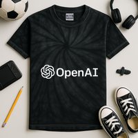 Geeky Openai Artificial Intelligence Computer Programmer Kids Tie-Dye T-Shirt