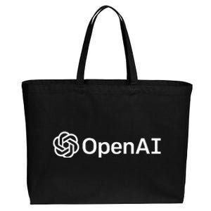 Geeky Openai Artificial Intelligence Computer Programmer Cotton Canvas Jumbo Tote