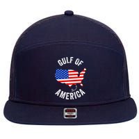 Gulf Of America 7 Panel Mesh Trucker Snapback Hat