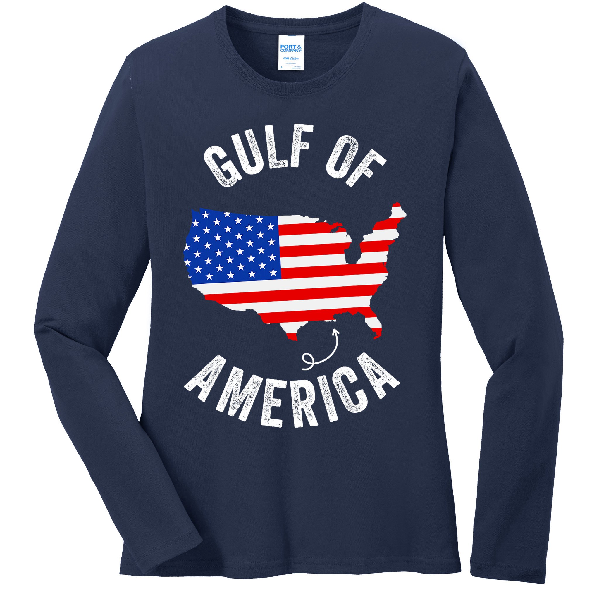 Gulf Of America Ladies Long Sleeve Shirt