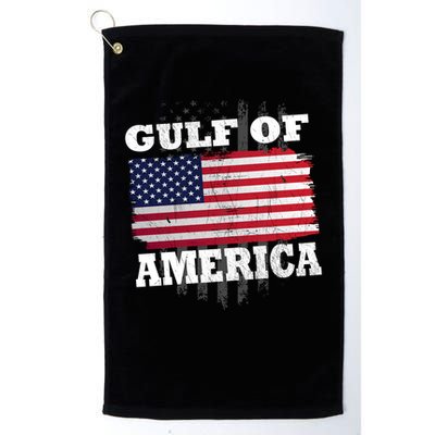 Gulf Of America Vintage American Flag Golf Towel