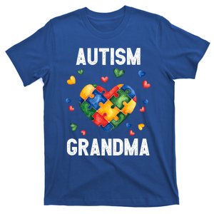 Grandma Of A Warrior Proud Grandma Autism Gift T-Shirt