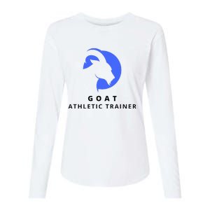 Greatest Of All Time Athletic Trainer Womens Cotton Relaxed Long Sleeve T-Shirt