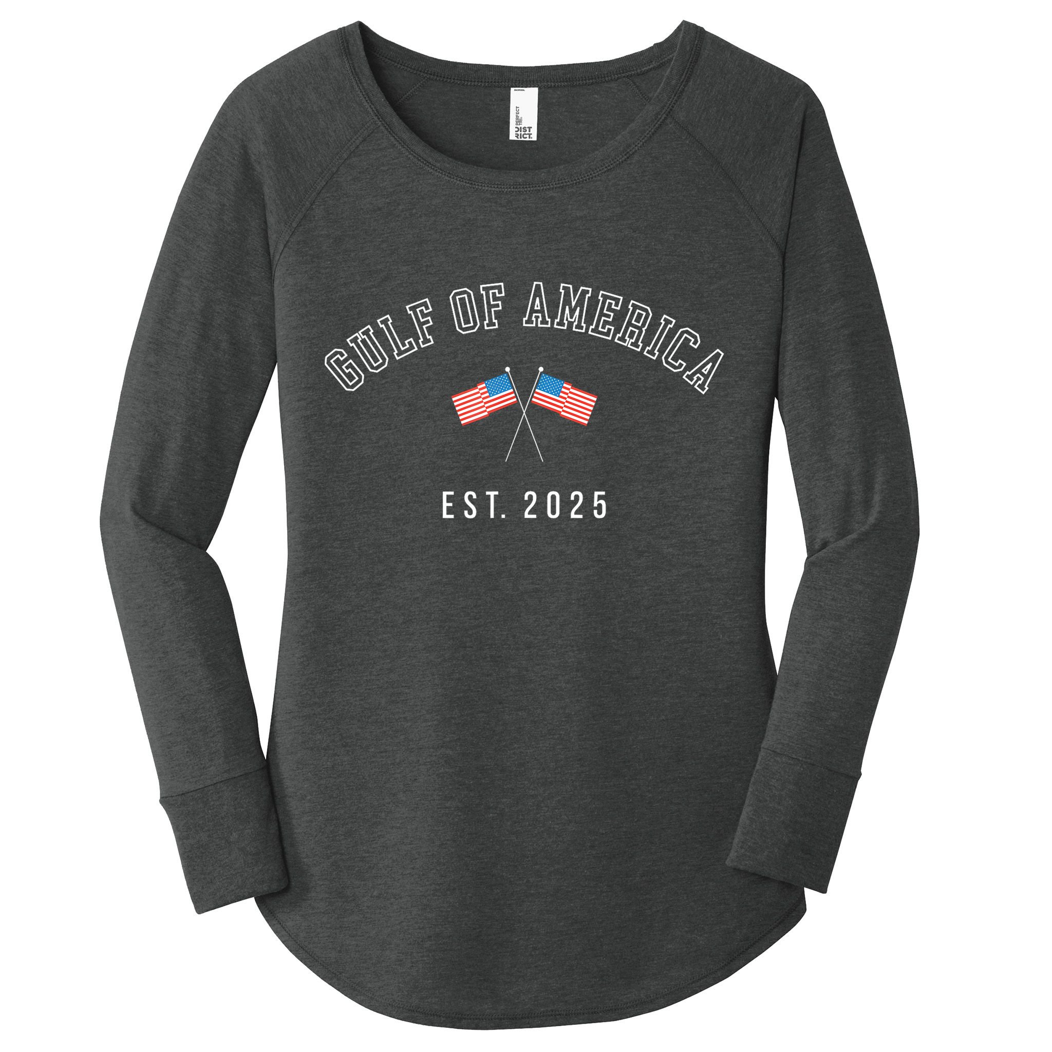 Gulf Of America Est 2025 Women's Perfect Tri Tunic Long Sleeve Shirt