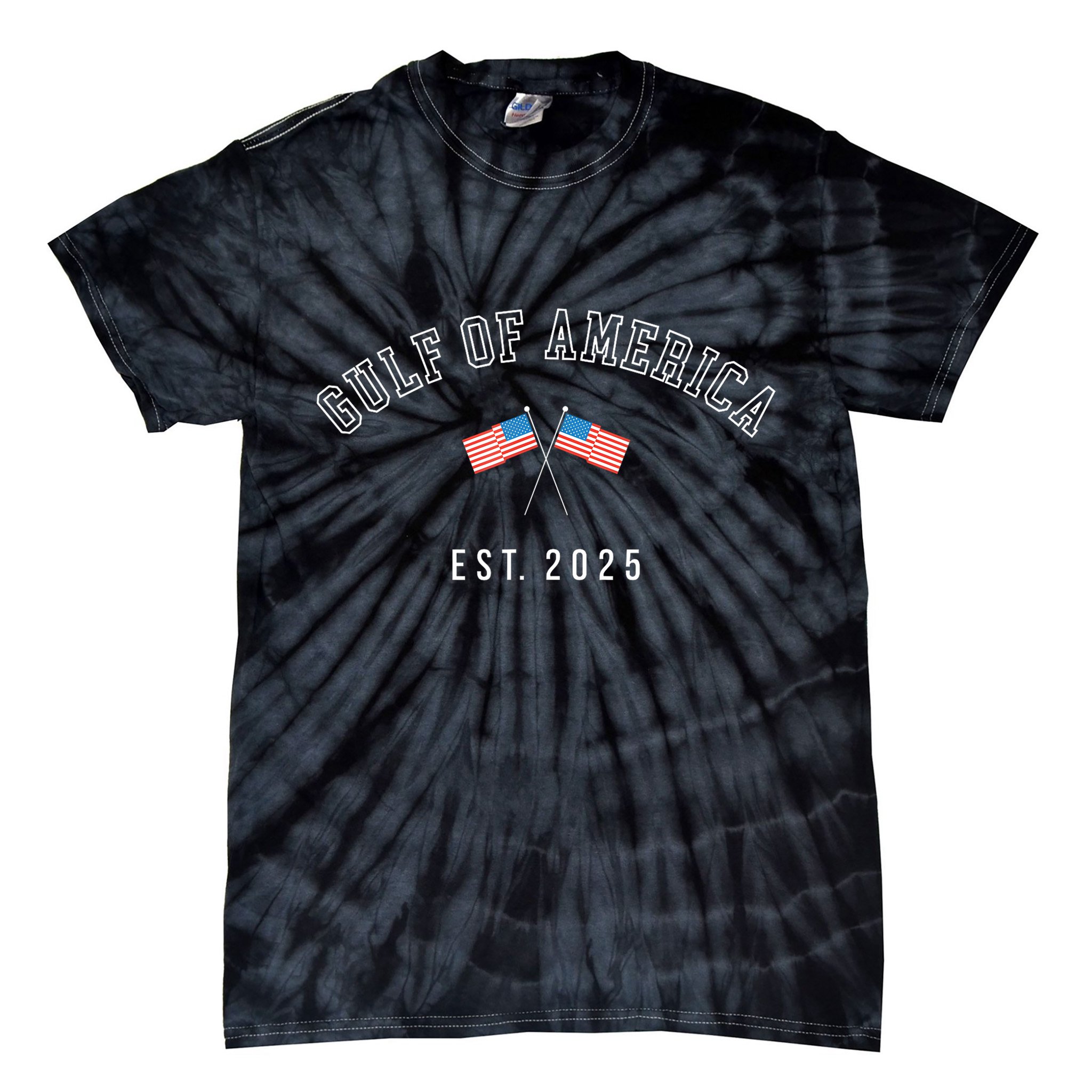 Gulf Of America Est 2025 Tie-Dye T-Shirt