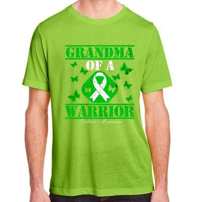 Grandma Of A Scoliosis Warrior Vintage Scoliosis Awareness Gift Adult ChromaSoft Performance T-Shirt