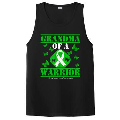 Grandma Of A Scoliosis Warrior Vintage Scoliosis Awareness Gift PosiCharge Competitor Tank